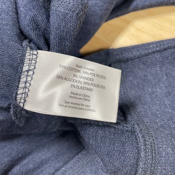 Wildfox NWT Navy Statement “Social” Sweatshirt Side Slits Drop Shoulder Size M - Picture 7 of 10